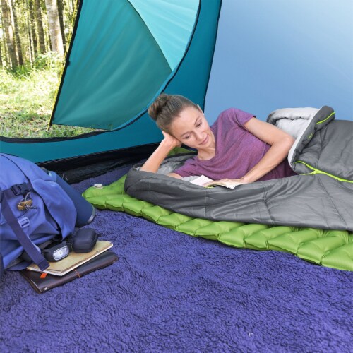 Camping air pad outlet