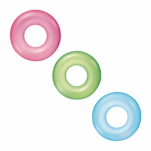 H2OGo!™ Frosted Neon Swim Ring - Assorted Perspective: top