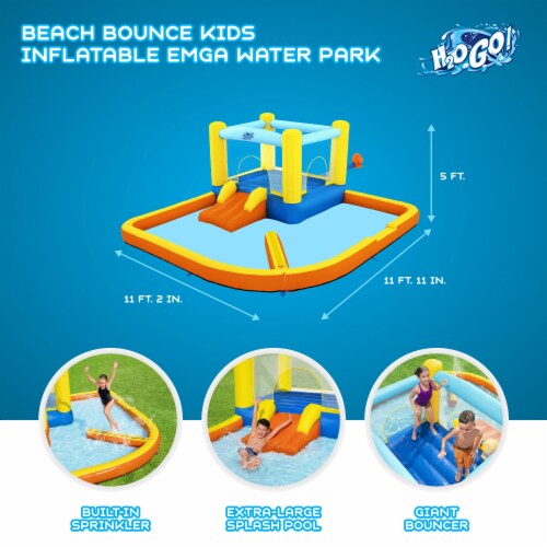 H2OGO! Beach Bounce Water Park Perspective: top