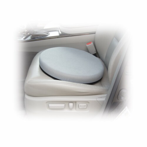 Drive Medical Deluxe Swivel Seat Cushion - Gray Perspective: top
