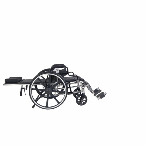 Drive Medical Viper Plus GT Full Reclining Wheelchair, Desk Arms, 16-Inch Seat Width Perspective: top