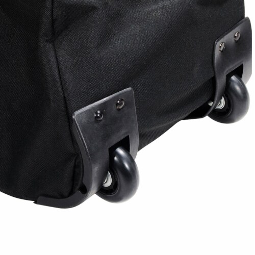 Drive Medical Travelite Aluminum Frame Transport Wheelchair Chair with Carry Bag Perspective: top