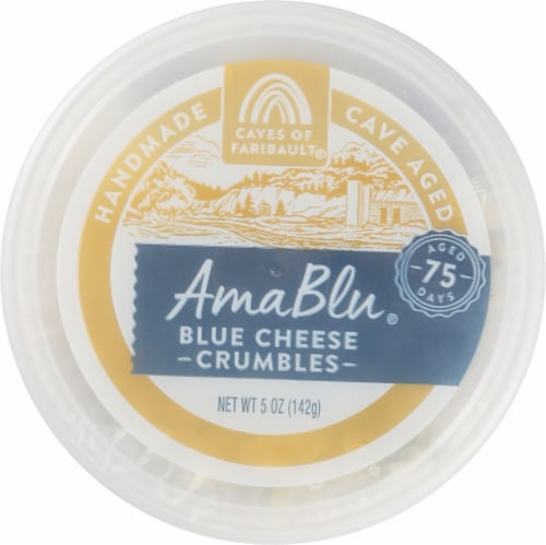 Amablu® Blue Cheese Crumbles Perspective: top