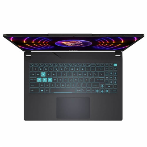 MSI CYBORG151221 15.6 inch Cyborg 15 Gaming Laptop - Intel Core i5-12450H - 16GB/512GB - B Perspective: top