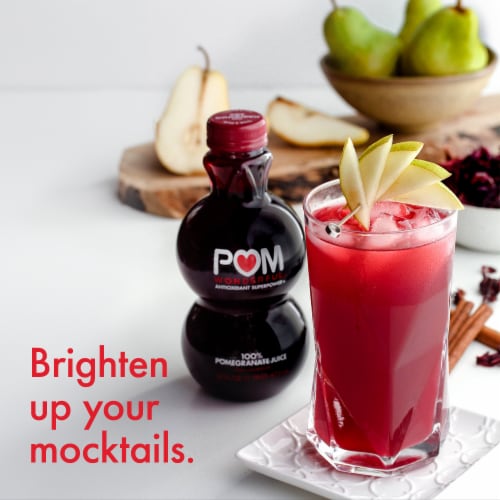 POM Wonderful 100% Pomegranate Juice, 8 Ounce Perspective: top