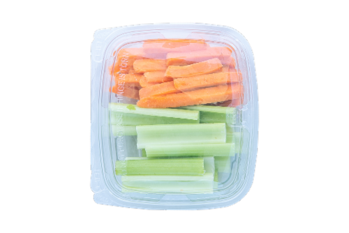 Fresh Kitchen Carrot & Celery Sticks Perspective: top