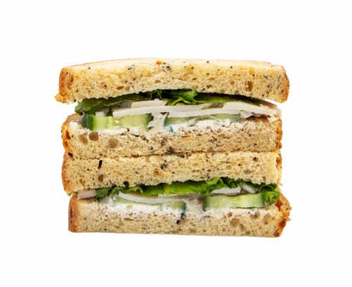 Garden Highway Tzatziki Turkey Sandwich Perspective: top