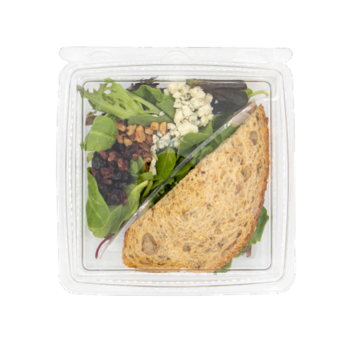 Boar's Head Brown Sugar Ham Wedge and Harvest Salad Perspective: top