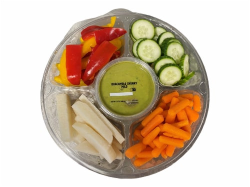 Guacamole & Vegetable Tray - Mild Perspective: top