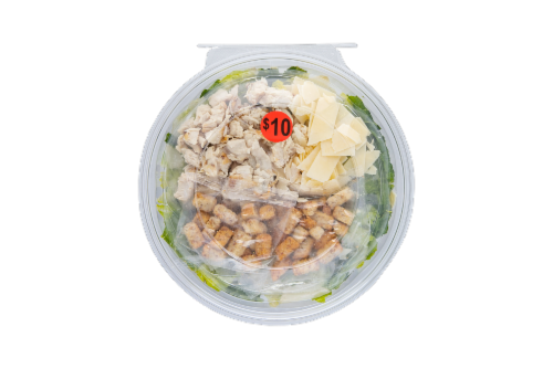 Family Size Chicken Caesar Salad Bowl Kit Perspective: top