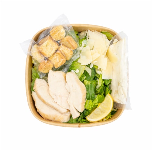 Garden Highway Caesar Salad with Chicken Perspective: top