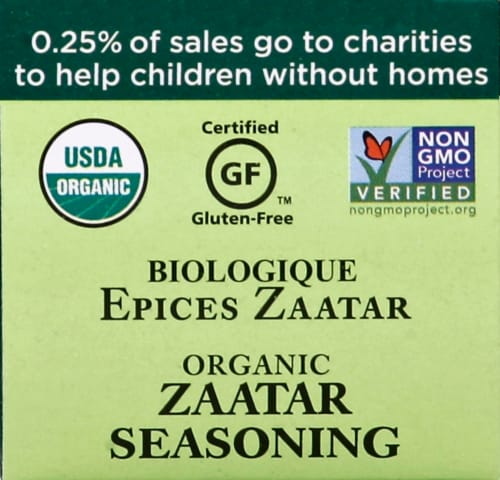 Spicely Organics Zaatar Seasoning Perspective: top