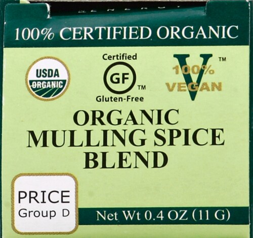 Spicely® Organic Mulling Spice Blend Perspective: top
