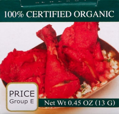 Spicely® Organics Tandoori Masala Seasoning Perspective: top