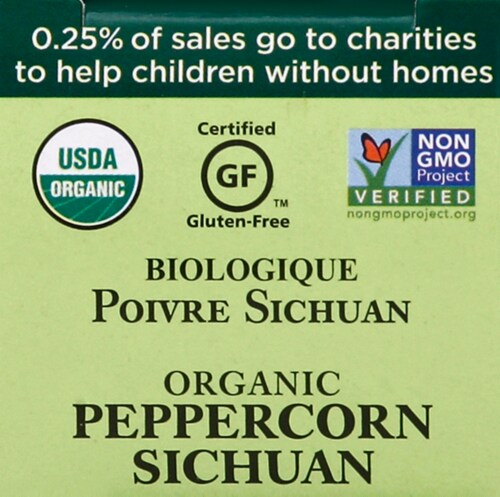 Spicely Organics Peppercorn Sichuan Seasoning Perspective: top