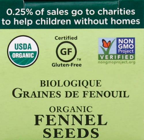Spicely Organics Fennel Seeds Perspective: top