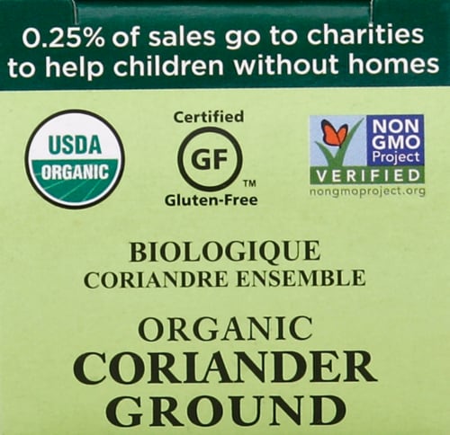 Spicely® Organics Ground Coriander Perspective: top