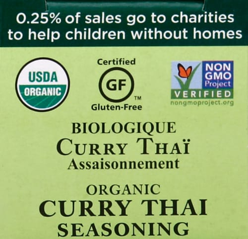 Spicely Organics Curry Thai Seasoning Perspective: top