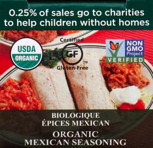 Spicely Organics® Mexican Seasoning Perspective: top