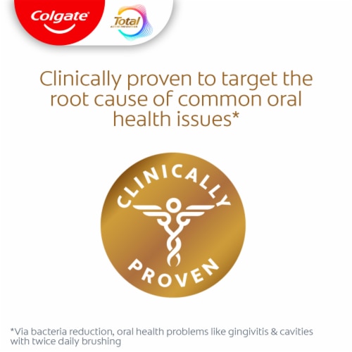Colgate Total Active Prevention Whitening and Charcoal Toothpaste in Mint Perspective: top