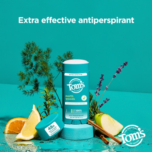 Tom’s of Maine North Woods Antiperspirant for Men and Women With Recycled Aluminum Perspective: top