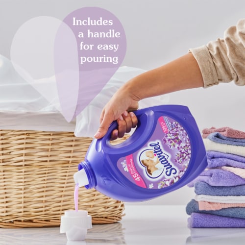 Suavitel Liquid Fabric Conditioner Laundry Fabric Softener Soothing Lavender Scent Perspective: top