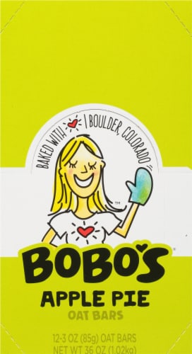 Bobo's® Apple Pie Oat Bars Perspective: top