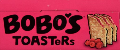 Bobo's® Toasters Raspberry Pastries Perspective: top