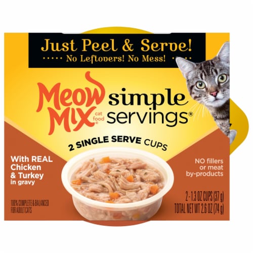 Meow mix single serve cups shop