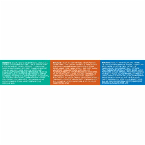 Meow Mix Pate & Shreds Wet Cat Food Variety Pack, Seafood & Poultry Favorites Perspective: top