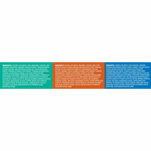 Meow Mix Pate & Shreds Wet Cat Food Variety Pack, Seafood & Poultry Favorites Perspective: top
