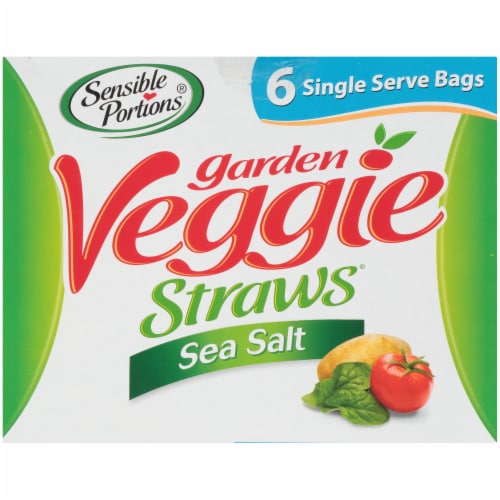 Sensible Portions Sea Salt Garden Veggie Straws 6 Count Perspective: top