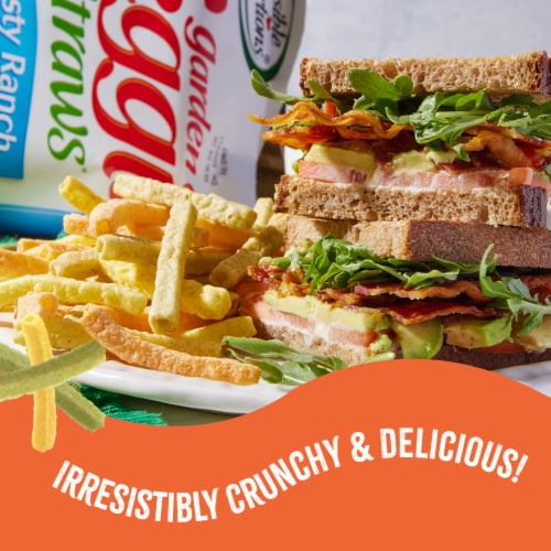 Sensible Portions® Veggie Straws™, Gluten-Free – Zesty Ranch Flavor Perspective: top