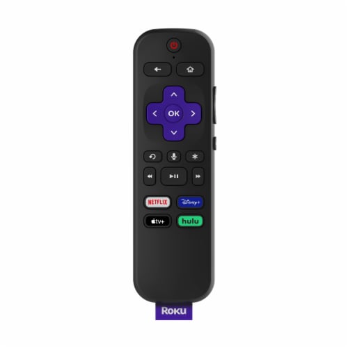 Roku Voice Remote with TV Controls Perspective: top