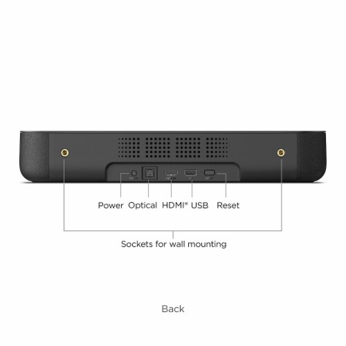 Roku Streambar Streaming And Sound Bar Perspective: top