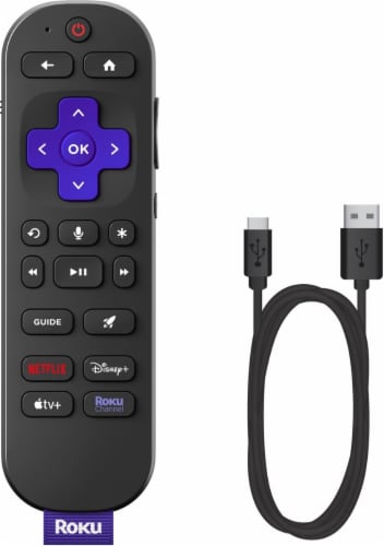 Roku Voice Remote Pro 2nd Edition Perspective: top
