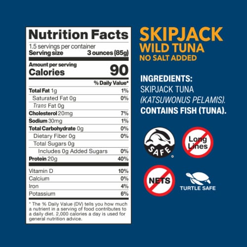Wild Planet® Wild Skipjack Light Tuna Perspective: top