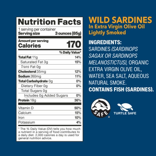 Safe Catch Skinless & Boneless Wild Sardines In Olive Oil - Shop Seafood at  H-E-B