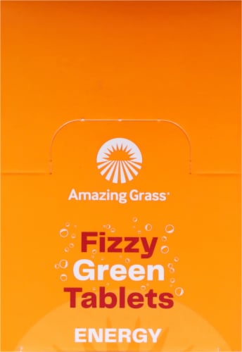 Amazing Grass Green Superfood Energy Tropical Effervescent Greens Perspective: top