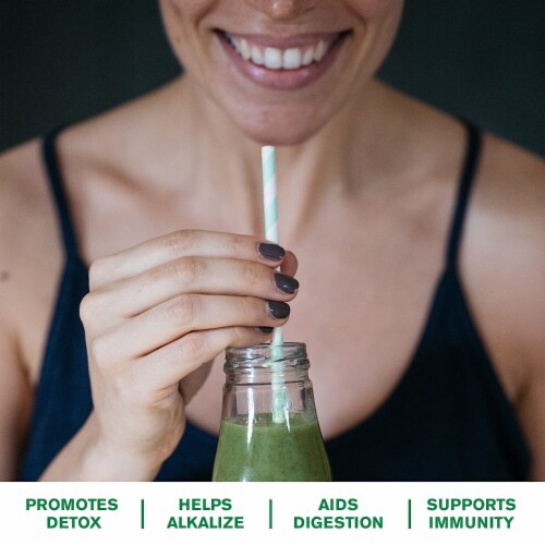 Amazing Grass Organic Wheat Grass Dietary Supplement Powder 8g Perspective: top