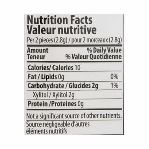 Pur Pomegranate Mint Gum - Case Of 12 - 2.72 Oz Perspective: top