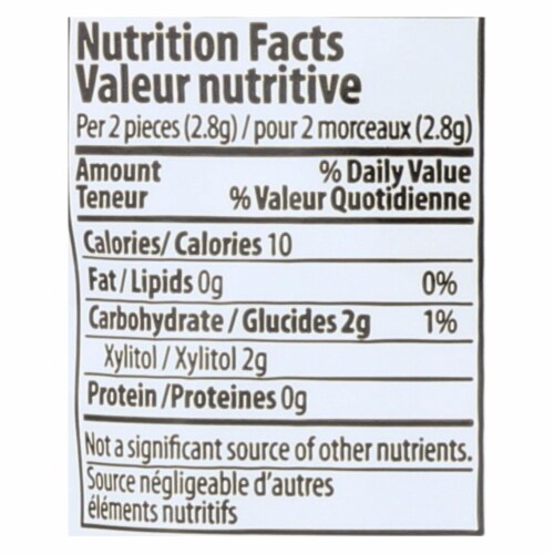 Pur Gum Sugar Free Gum - Chocolate Mint - Case Of 12 - 77 Gm Perspective: top