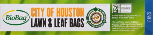 BioBag Houston Lawn & Leaf Bags Perspective: top