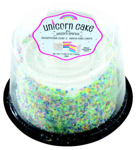 Sweet & Simple Unicorn Cake Perspective: top