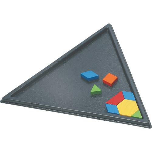 Learning Advantage Pattern Block Trays Set of 2 (CTU102842) Perspective: top