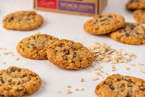 Christie Cookie Co. Oatmeal Raisin Cookies, Great for Gifting, 8 Pack Perspective: top