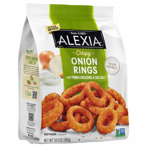 ALEXIA® Crispy Onion Rings with Panko Breading and Sea Salt Perspective: top
