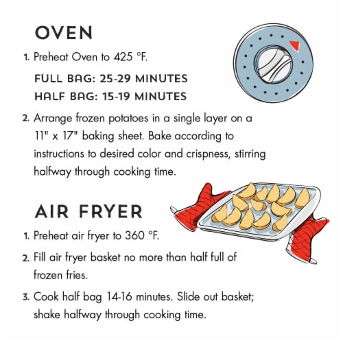 Alexia® Oven Reds Olive Oil Parmesan Roasted Garlic Perspective: top