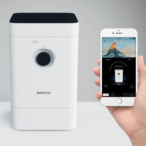 Boneco H300 HYBRID Dual Action Humidifier and Air Purifier w/ Baby & Sleep Modes Perspective: top