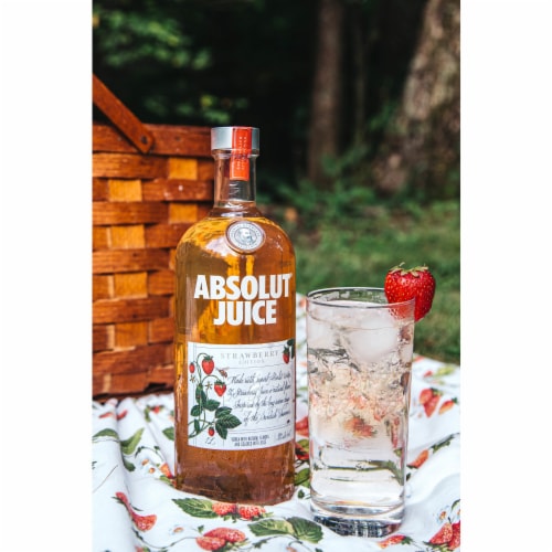 Absolut Juice Strawberry Edition Specialty Vodka Perspective: top